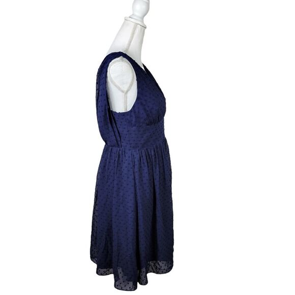 J.Crew Marlow Swiss-Dot Dress. Royal Blue 8P#026 - Picture 8 of 16